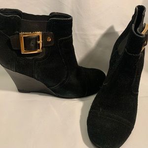 Tory Burch Adrienne Suede Wedge Booties